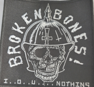 BROKEN BONES - Patch - Embroidered